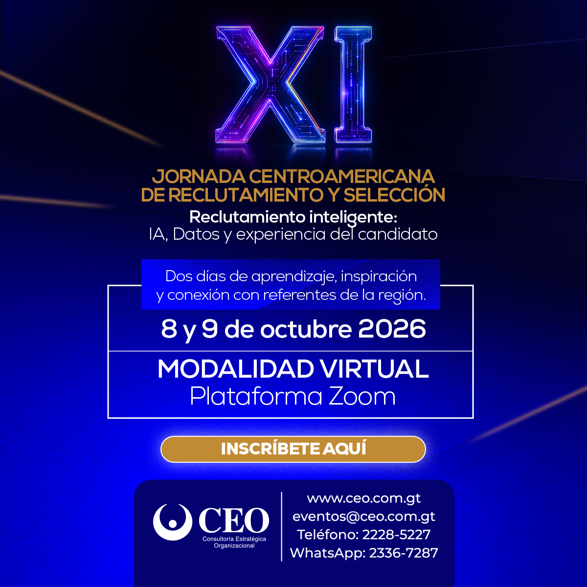 XI Jornada Centroamericana de Reclutamiento y Selección