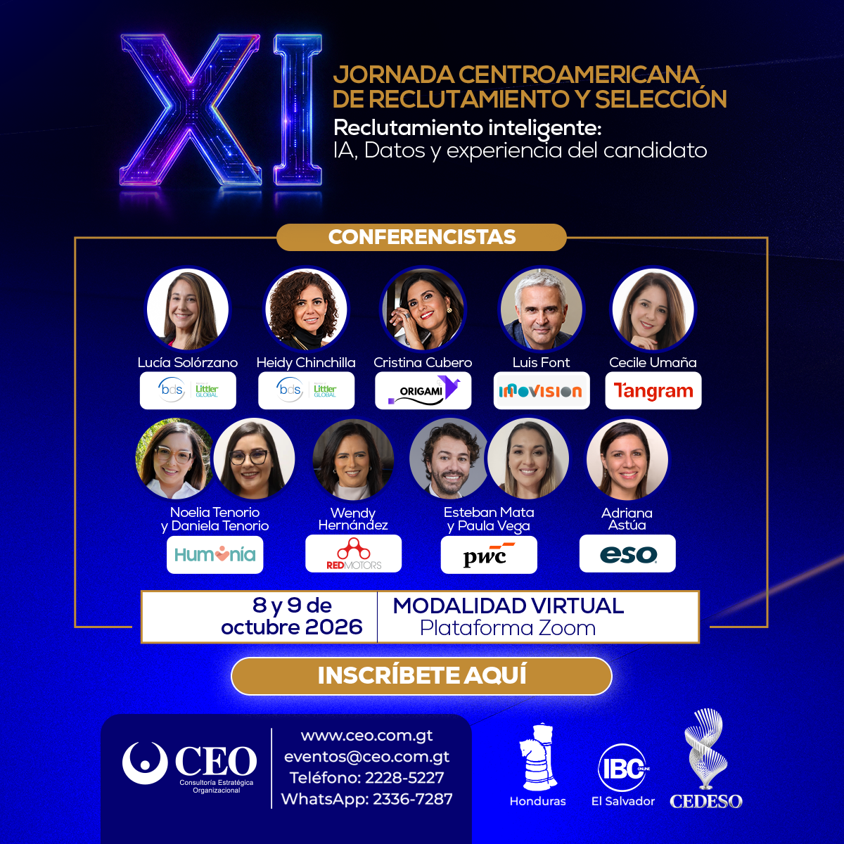 XI Jornada Centroamericana de Reclutamiento y Selección
