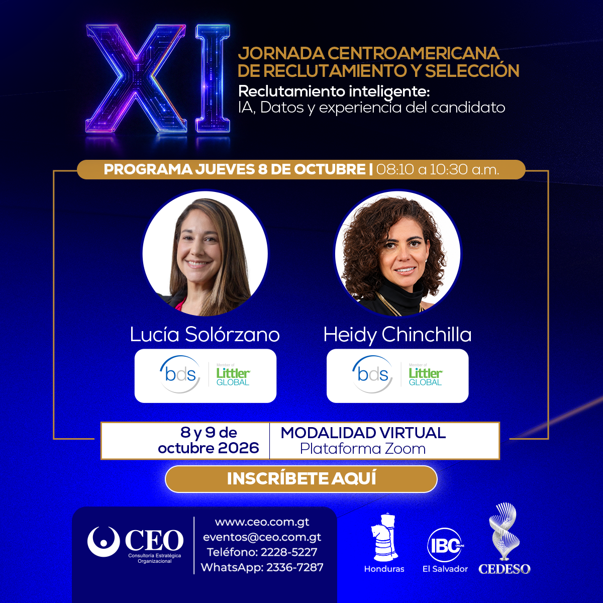 XI Jornada Centroamericana de Reclutamiento y Selección
