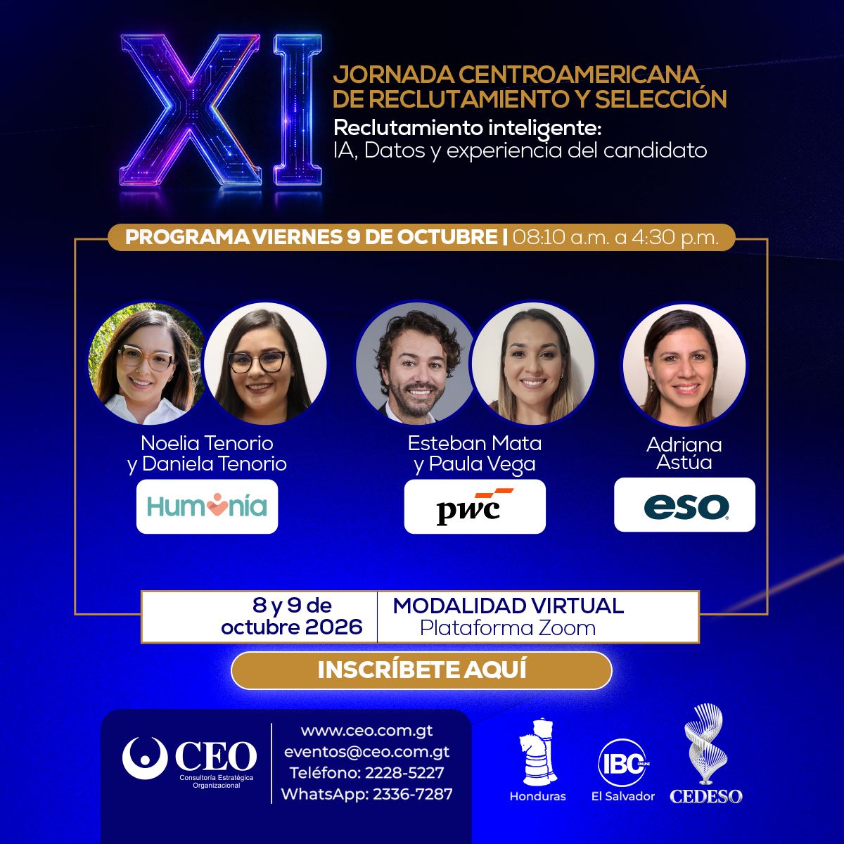 XI Jornada Centroamericana de Reclutamiento y Selección
